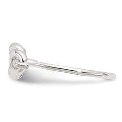 Sterling Silver Polished Fancy Knot Ring