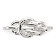 Sterling Silver Polished Fancy Knot Ring