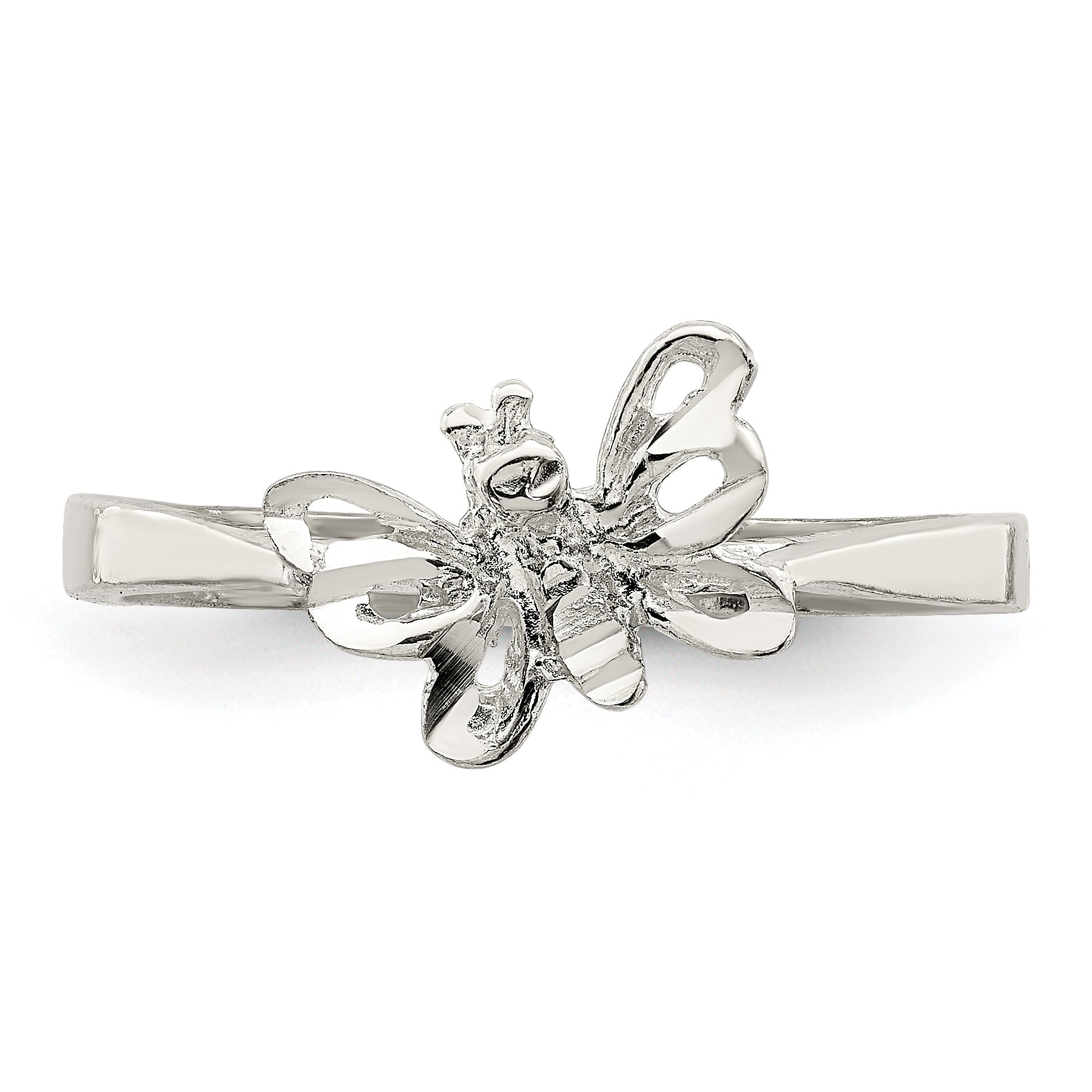 Sterling Silver Butterfly Ring