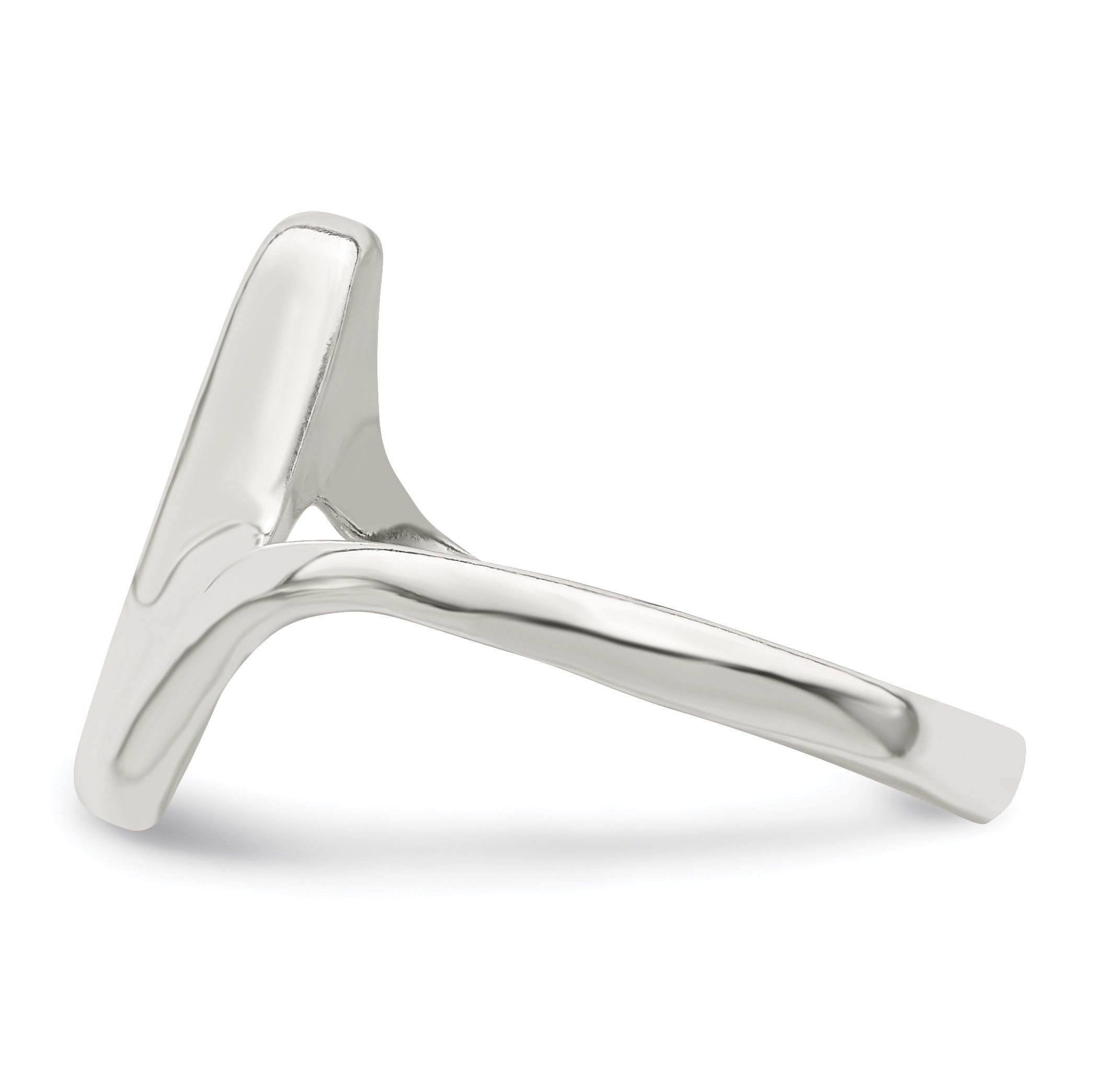 Sterling Silver Adjustable Polished Ring