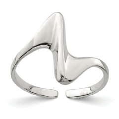 Sterling Silver Adjustable Polished Ring