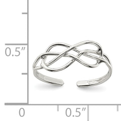 Sterling Silver Solid Toe Ring