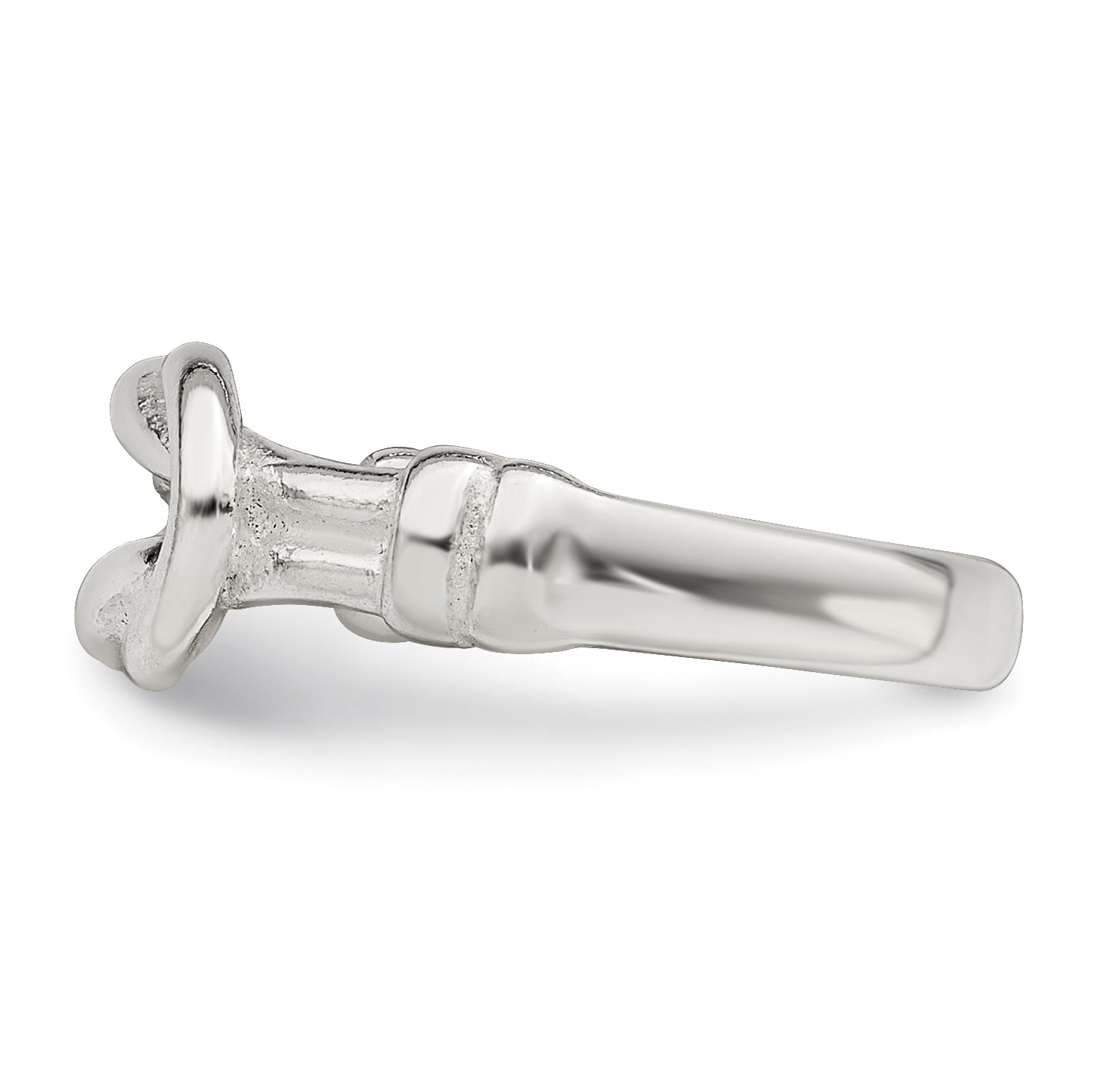 Sterling Silver Love Knot Toe Ring