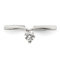 Sterling Silver CZ Toe Ring