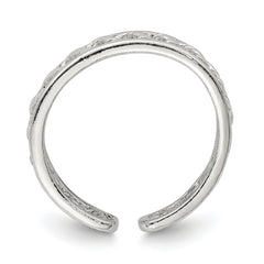 Sterling Silver Solid Toe Ring