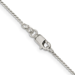 Sterling Silver 1mm Round Franco Chain