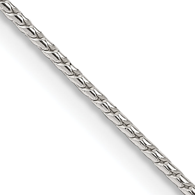 Sterling Silver 1mm Round Franco Chain