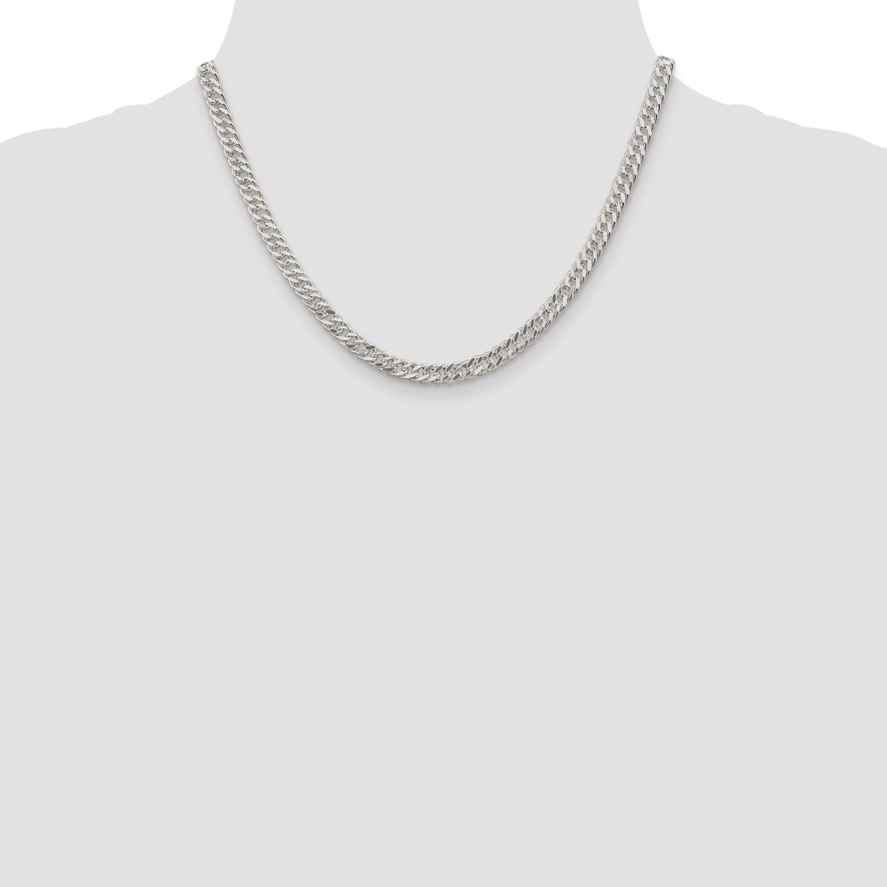 Sterling Silver 5.5mm Rambo Chain