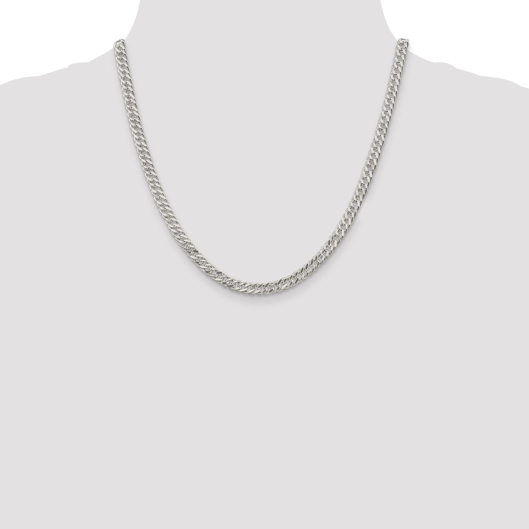 Sterling Silver 5.5mm Rambo Chain