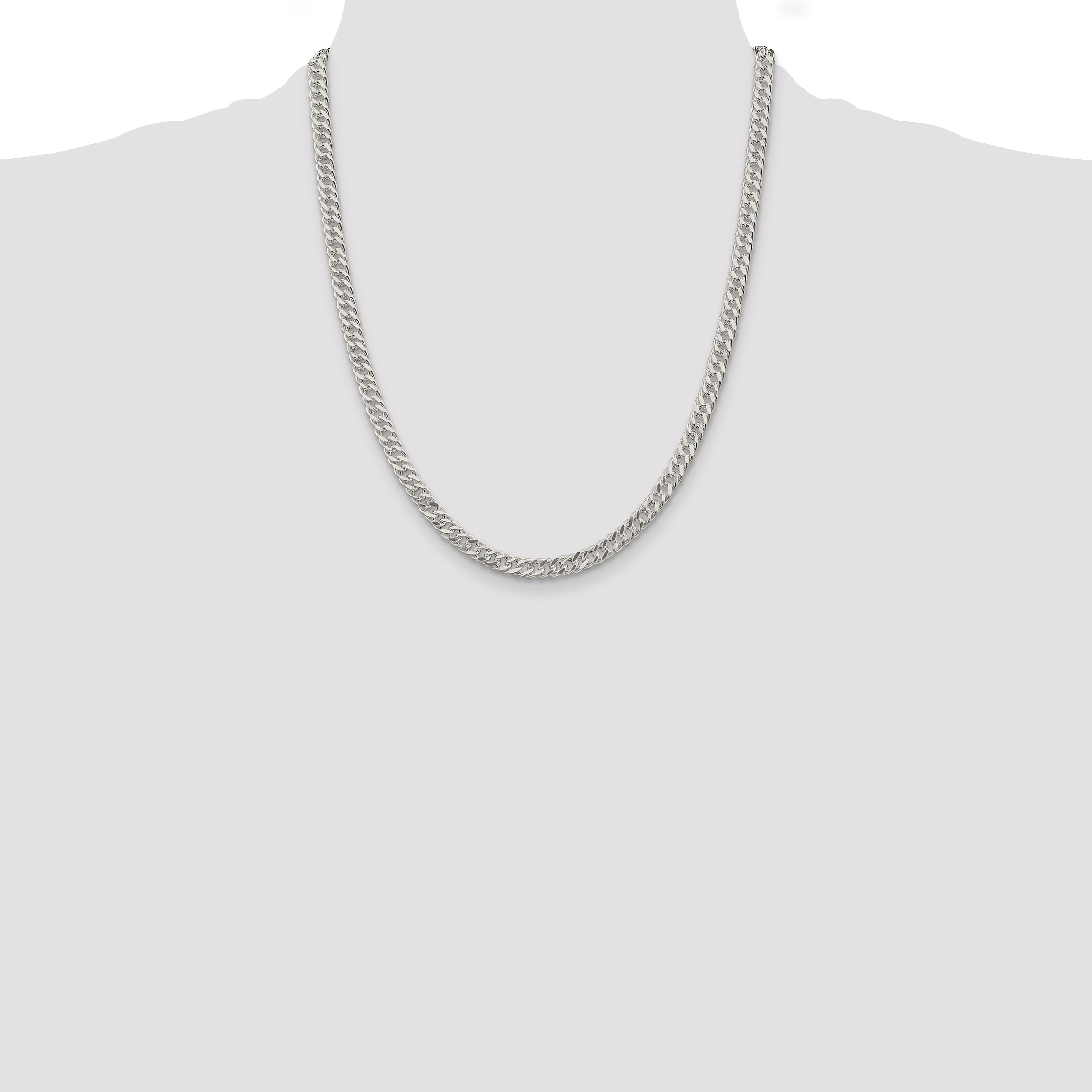 Sterling Silver 5.5mm Rambo Chain