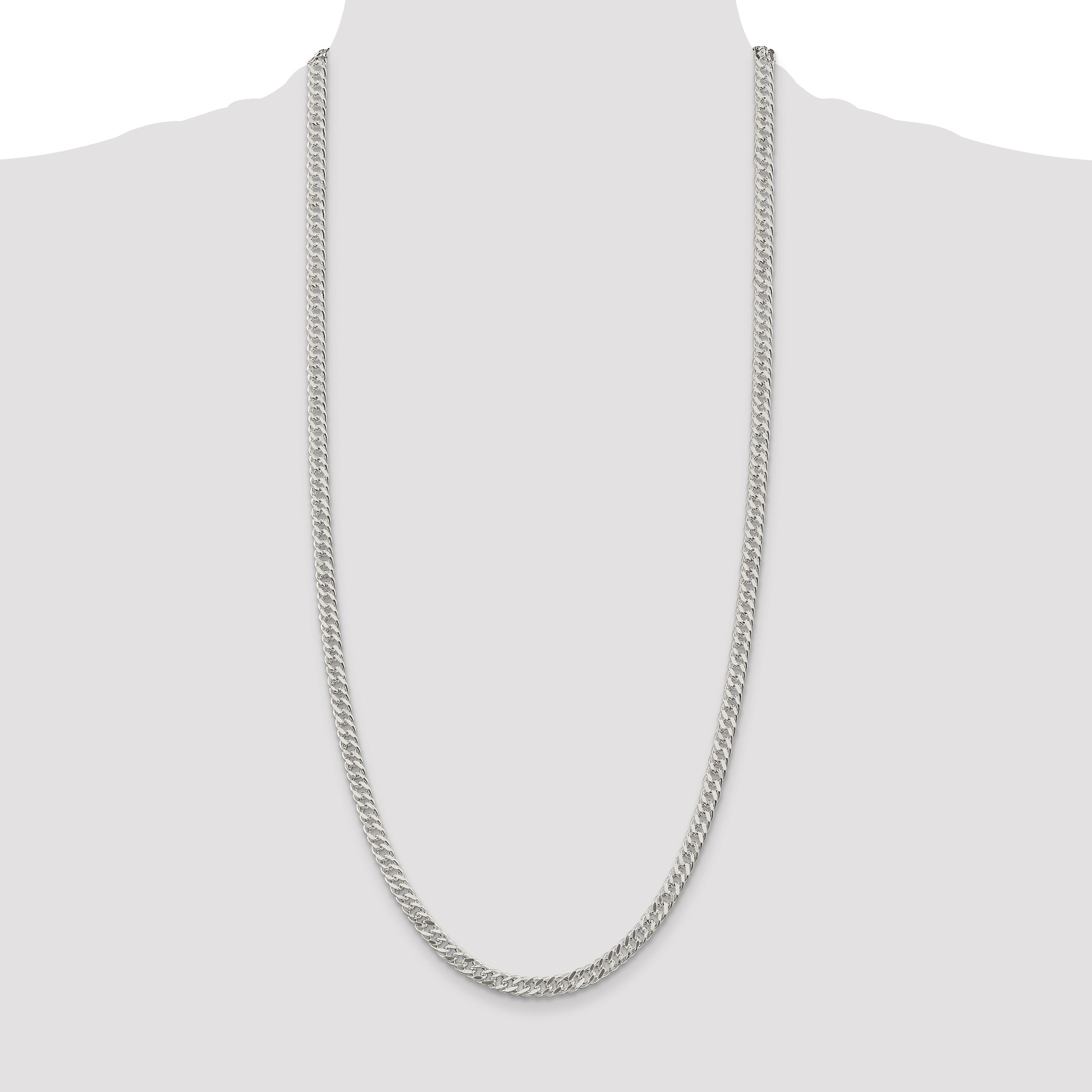 Sterling Silver 5.5mm Rambo Chain