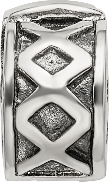 Sterling Silver Reflections Hinged X Clip Bead