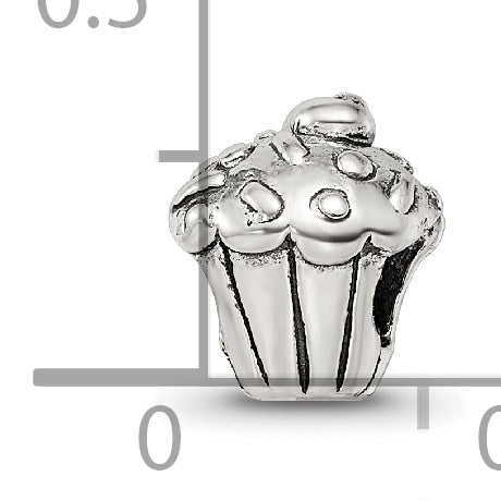 Sterling Silver Reflections Kids Cupcake Bead