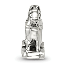 Sterling Silver Reflections Rocking Horse Bead