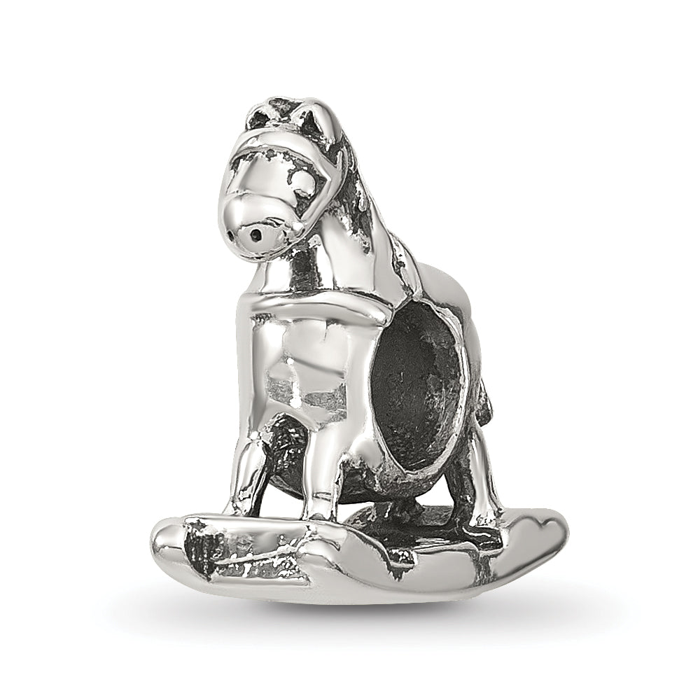 Sterling Silver Reflections Rocking Horse Bead