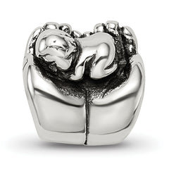 Sterling Silver Reflections Baby in Hands Bead