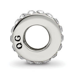 Sterling Silver Reflections April Single Row Preciosa Crystal Bead