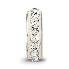 Sterling Silver Reflections April Single Row Preciosa Crystal Bead