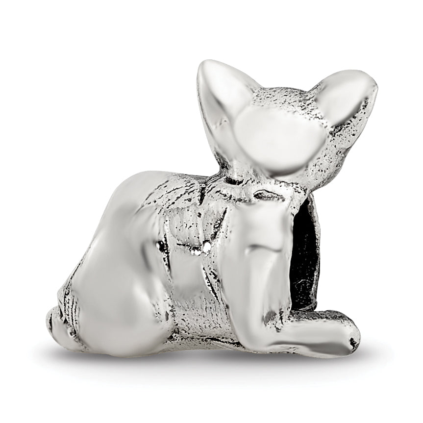 Sterling Silver Reflections Sphinx Cat Bead