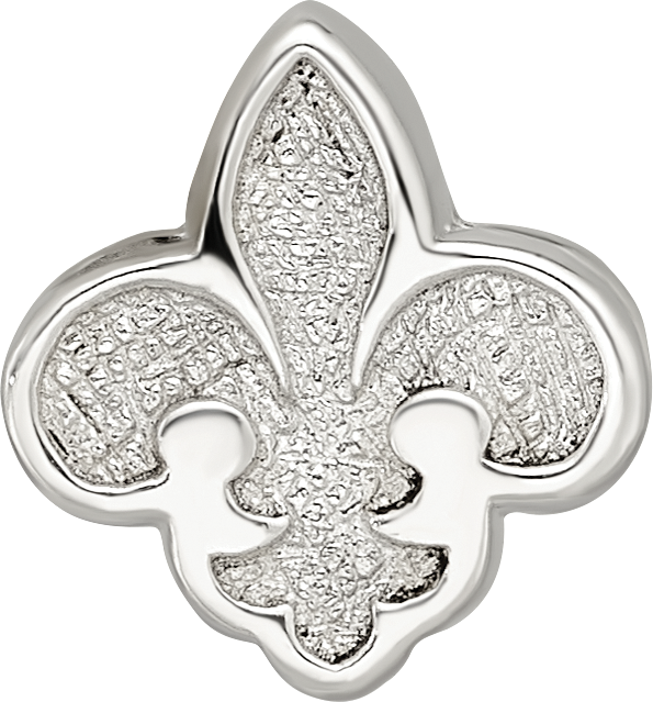 Sterling Silver Reflections Fleur de Lis Bead