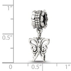 Sterling Silver Reflections Butterfly Dangle Bead