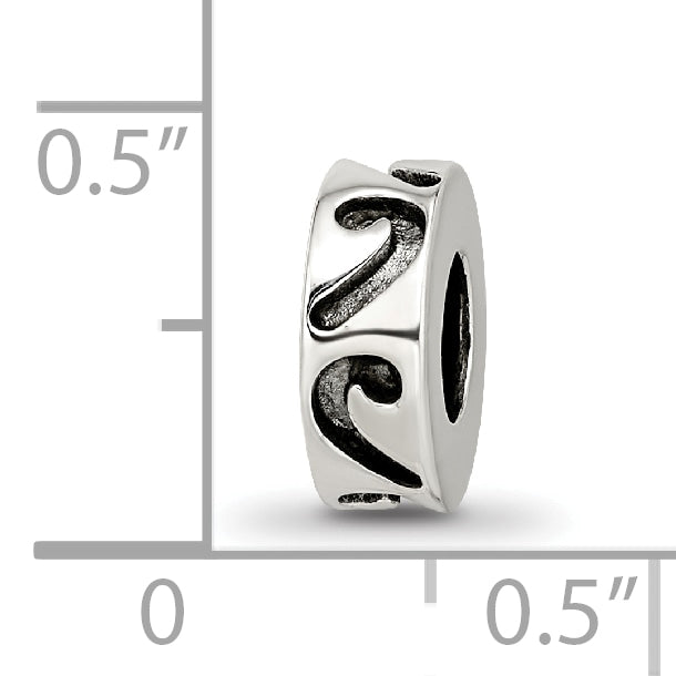 Sterling Silver Reflections Stopper/Spacer Bead