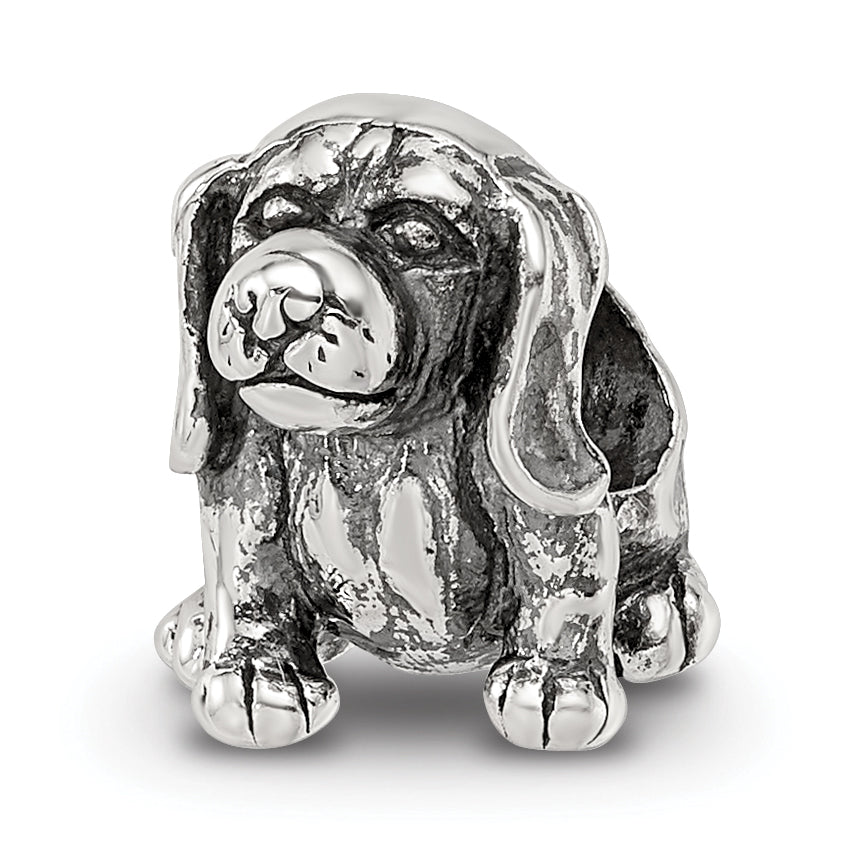 Sterling Silver Reflections Beagle Bead