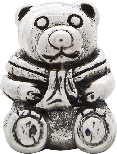 Sterling Silver Reflections Teddy Bear Bead