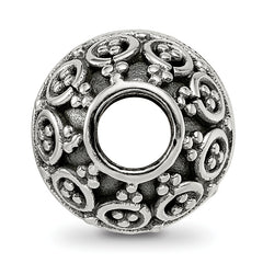 Sterling Silver Reflections Decorative Bali Bead