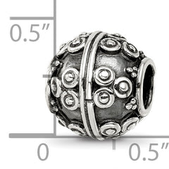 Sterling Silver Reflections Decorative Bali Bead