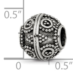 Sterling Silver Reflections Decorative Bali Bead