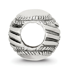 Sterling Silver Reflections USA Flag Baseball Bead