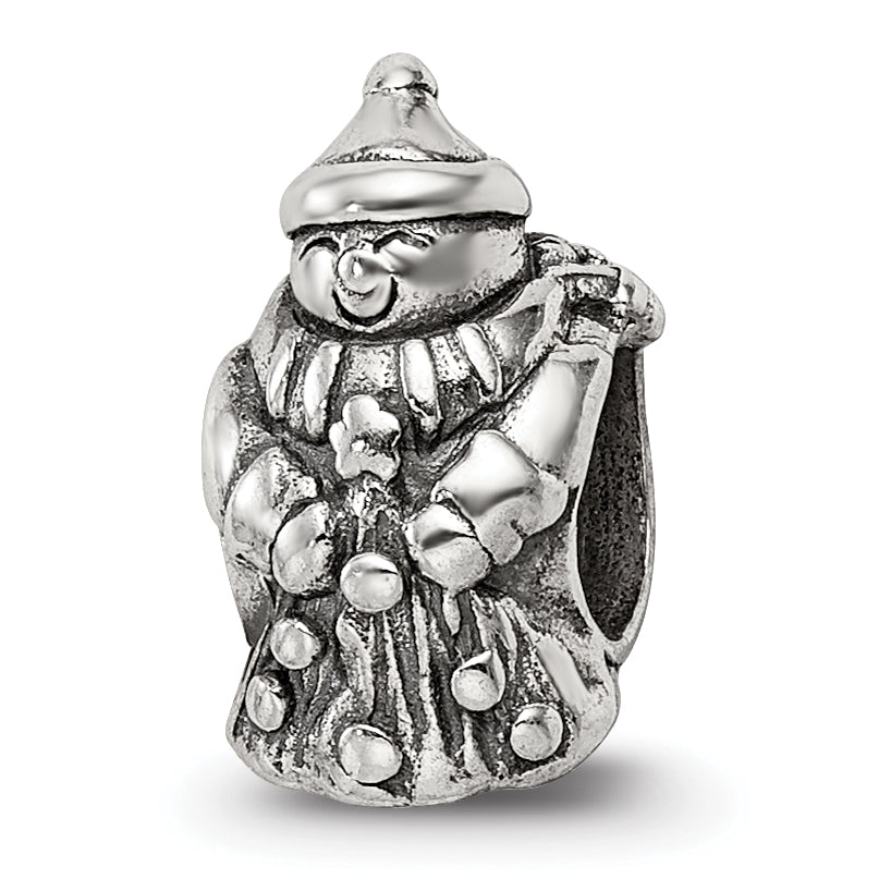 Sterling Silver Reflections Snowman Bead