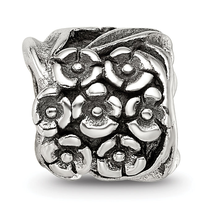 Sterling Silver Reflections Floral Bead