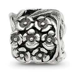 Sterling Silver Reflections Floral Bead