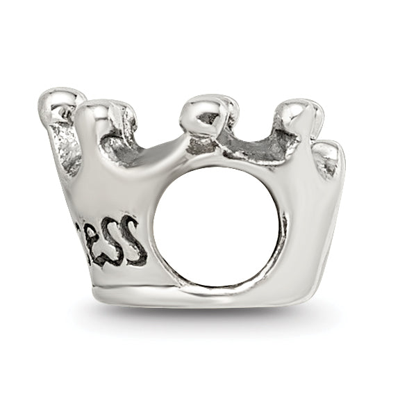 Sterling Silver Reflections Kids Princess Crown Bead