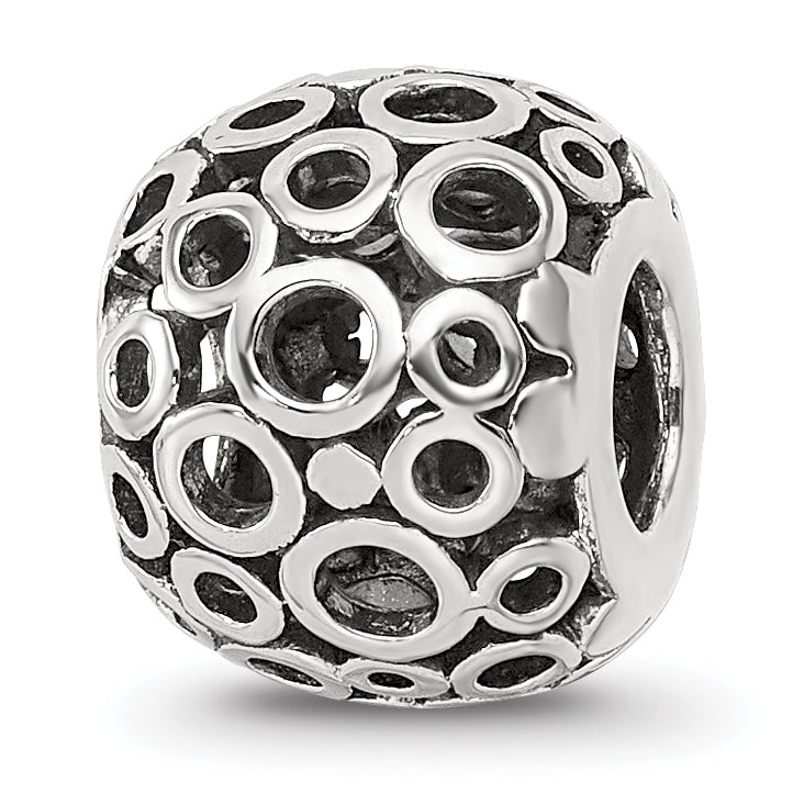 Sterling Silver Reflections Circles Bali Bead