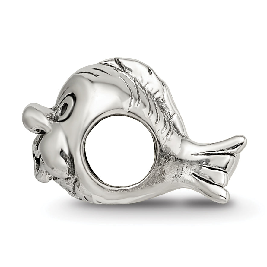 Sterling Silver Reflections Fish Bead