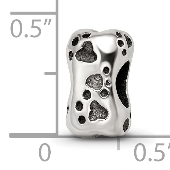 Sterling Silver Reflections Dog Bone Bead