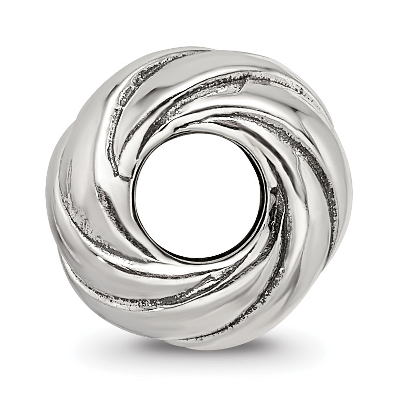 Sterling Silver 925 Bali Bead with Solid Casted Design