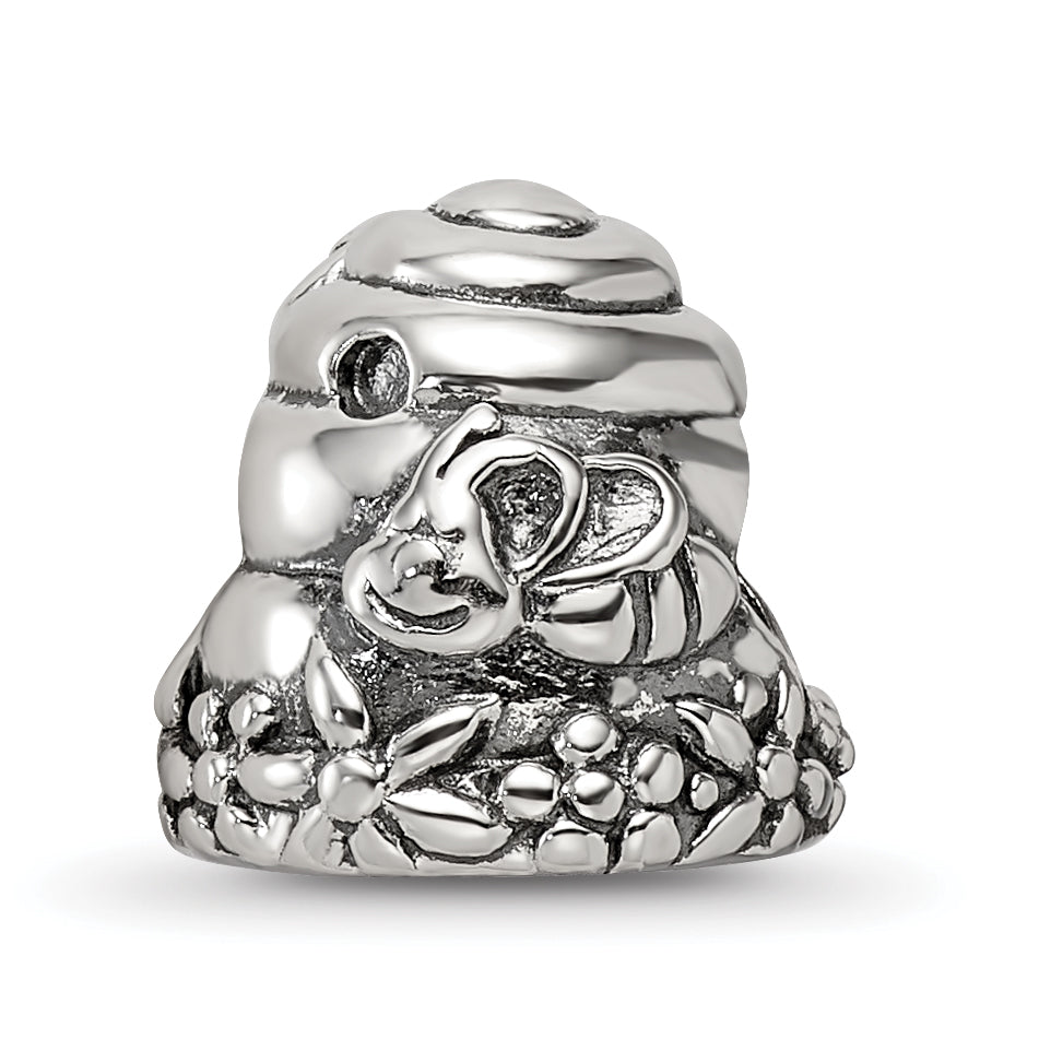 Sterling Silver Reflections Beehive Bead