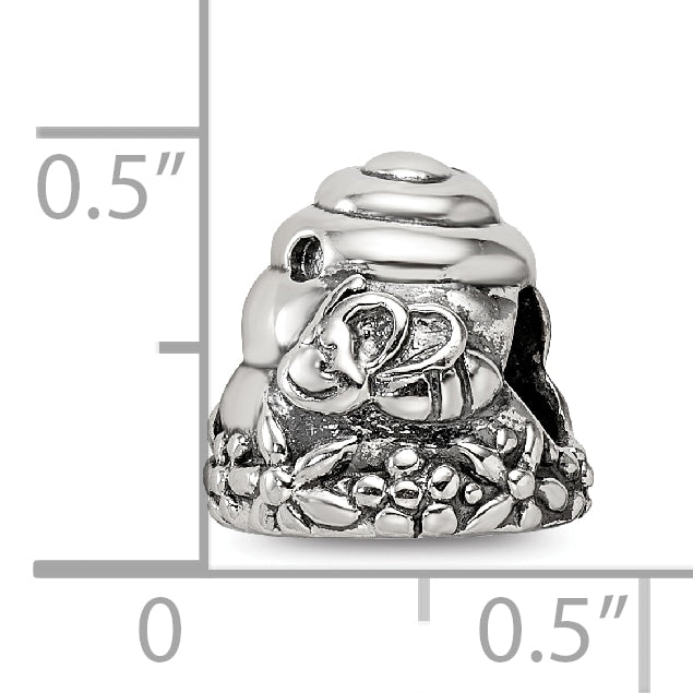 Sterling Silver Reflections Beehive Bead