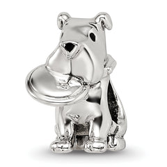 Sterling Silver Reflections Dog With Flying Disc Bead