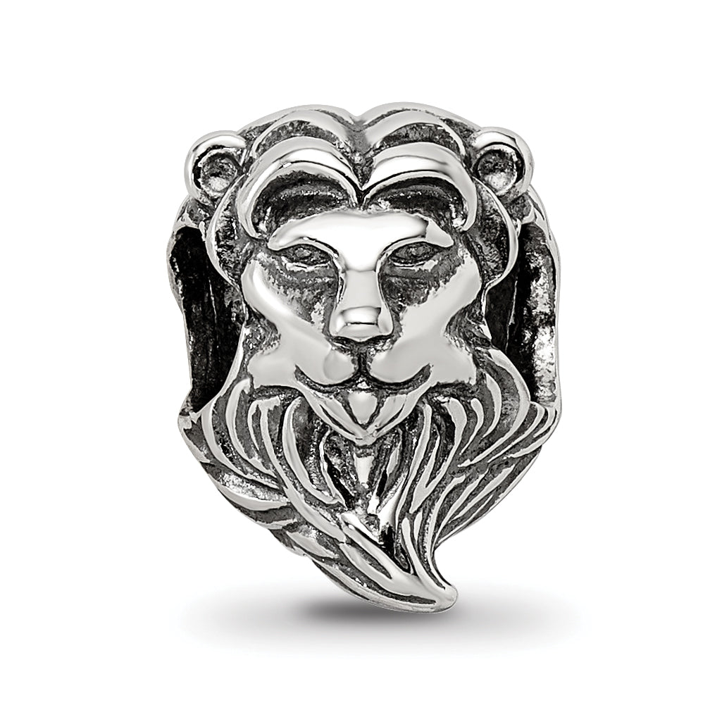 Sterling Silver Reflections Lion Bead