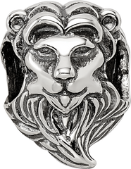 Sterling Silver Reflections Lion Bead