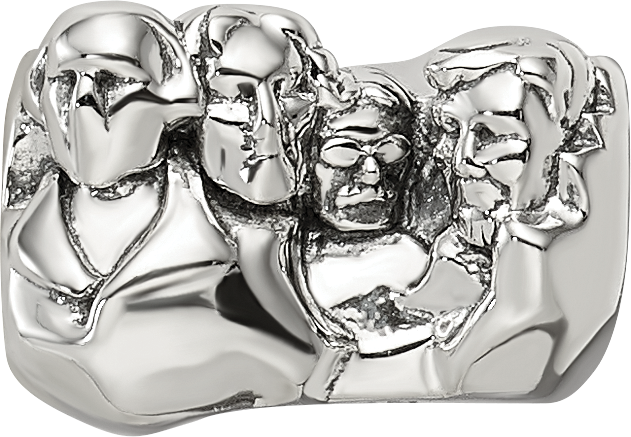 Sterling Silver Reflections Mount Rushmore Bead