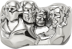 Sterling Silver Reflections Mount Rushmore Bead