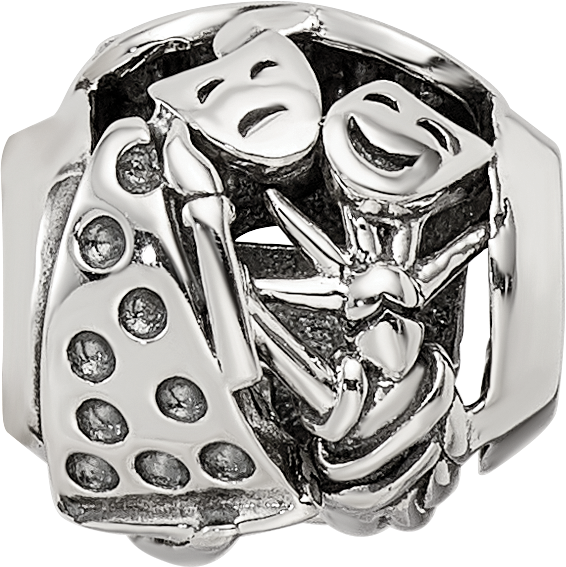 Sterling Silver Reflections Crystals New York Collage Bead