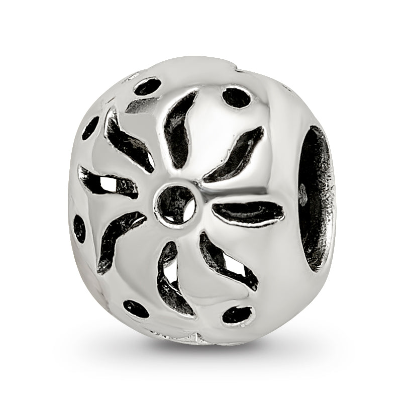 Sterling Silver Reflections Sun Moon Stars Bead