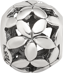 Sterling Silver Reflections Flower of Life Bead